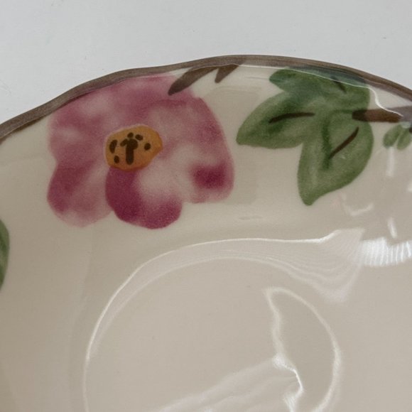 Vintage Franciscan Fruit Dessert Sauce Bowl Desert Rose England Backstamp Set 2 - Picture 4 of 9